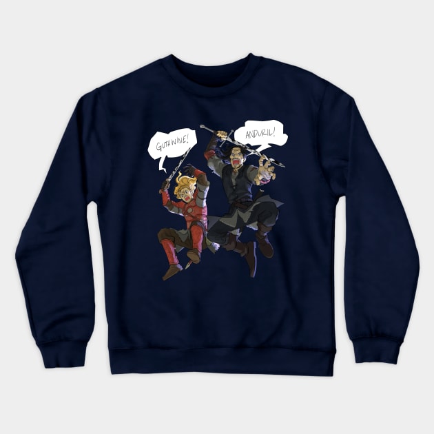 helms deep Crewneck Sweatshirt by 	 FatharaniYasmin